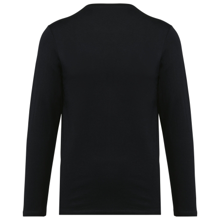 T-shirt Supima® col rond manches longues homme
