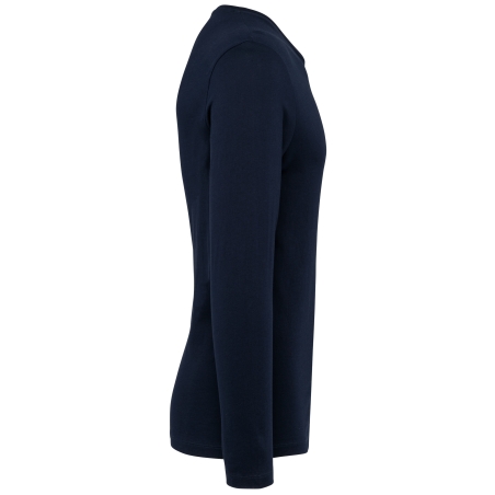 T-shirt Supima® col rond manches longues homme