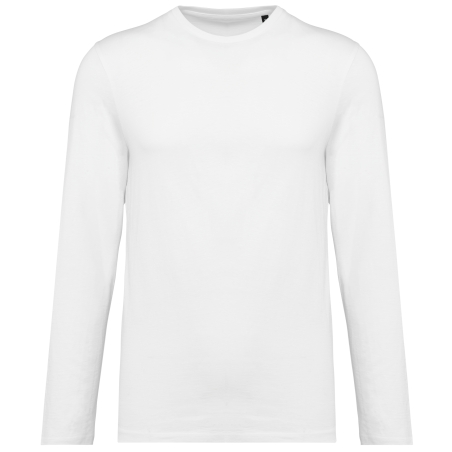 T-shirt Supima® col rond manches longues homme