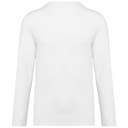 T-shirt Supima® col rond manches longues homme
