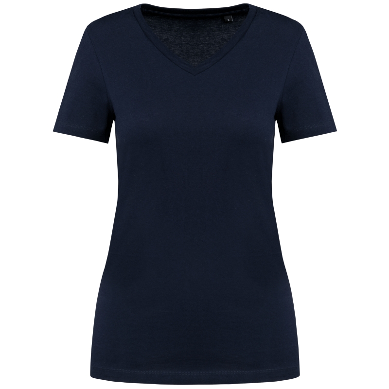 T-shirt Supima® col V manches courtes femme