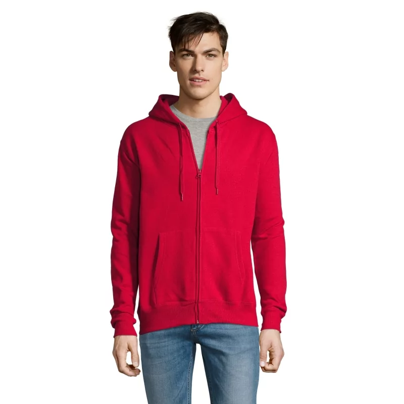 VESTE ZIPPÉE HOMME À CAPUCHE DOUBLÉE
