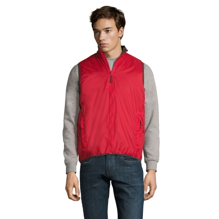 BODYWARMER UNISEXE RÉVERSIBLE CONTRASTÉ