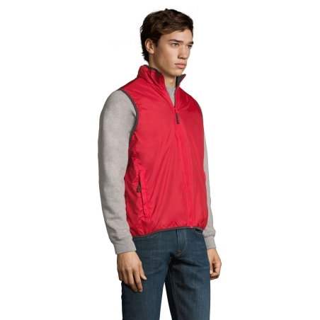 BODYWARMER UNISEXE RÉVERSIBLE CONTRASTÉ