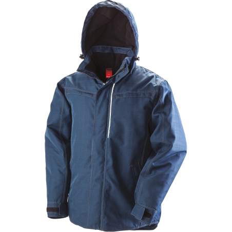 Parka robuste "effet denim"