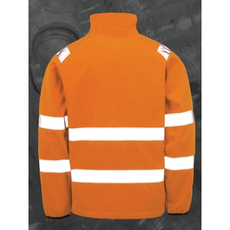 Veste softshell de sécurité recyclée