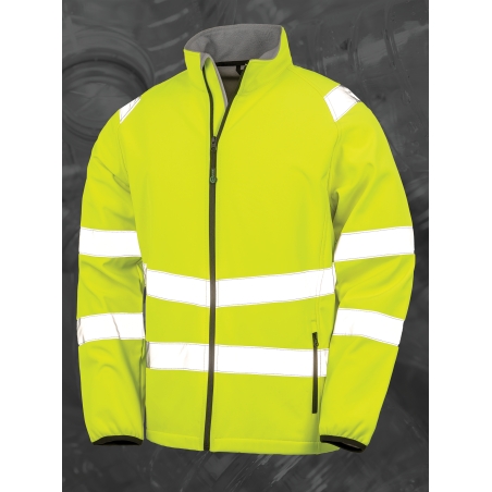 Veste softshell de sécurité recyclée