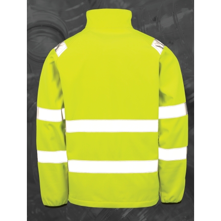Veste softshell de sécurité recyclée
