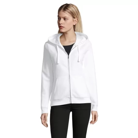 VESTE ZIPPÉE FEMME À CAPUCHE
