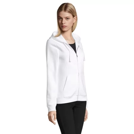 VESTE ZIPPÉE FEMME À CAPUCHE