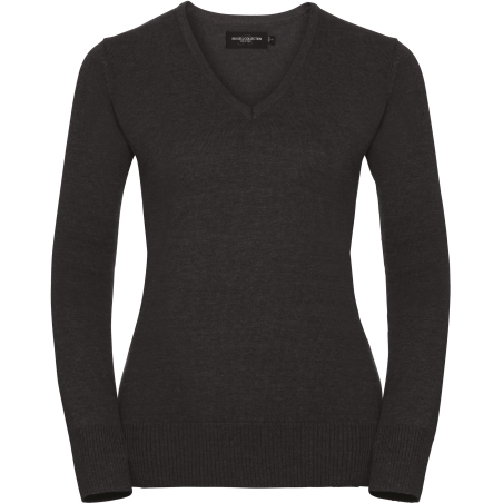 Pullover femme col v