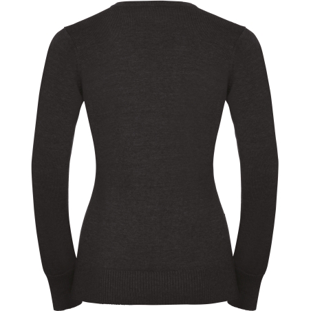 Pullover femme col v