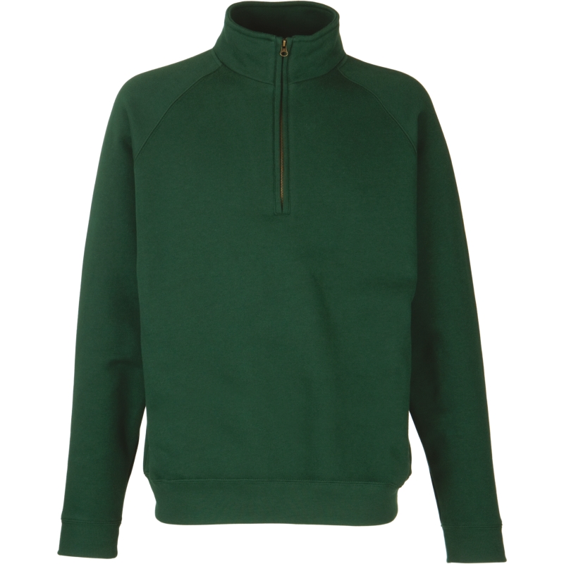 Sweat-shirt col zippé Premium (62-032-0)