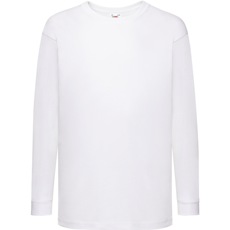 T-shirt enfant manches longues Valueweight (61-007-0)