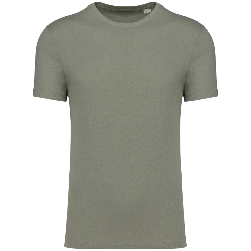 T-shirt écoresponsable en coton bio et lin unisexe