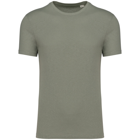 T-shirt écoresponsable en coton bio et lin unisexe