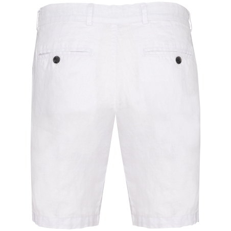 Bermuda en lin homme