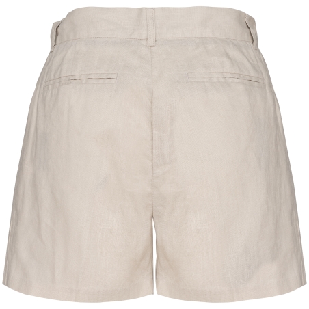 Short en lin femme