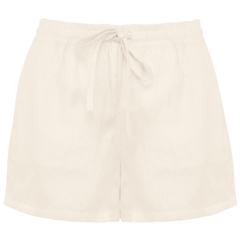 Short en lin femme