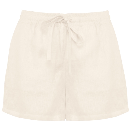 Short en lin femme