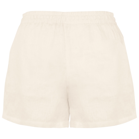 Short en lin femme