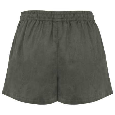 Short en lin femme
