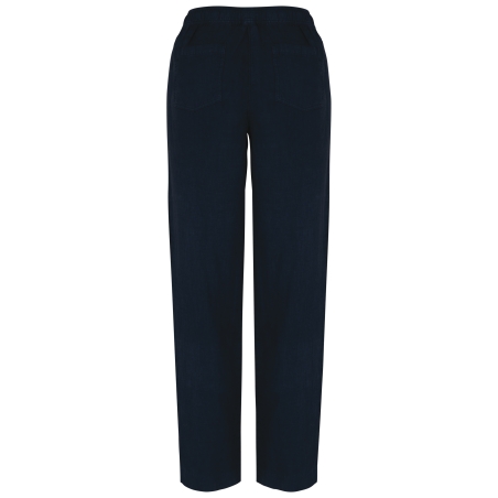 Pantalon délavé en lin femme