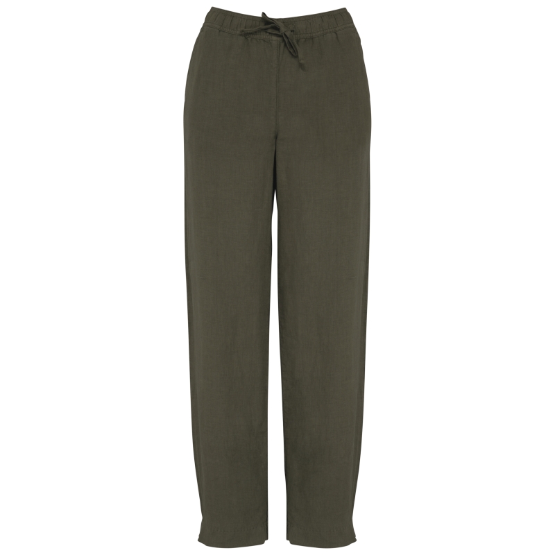 Pantalon délavé en lin femme