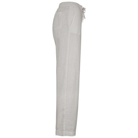 Pantalon délavé en lin femme