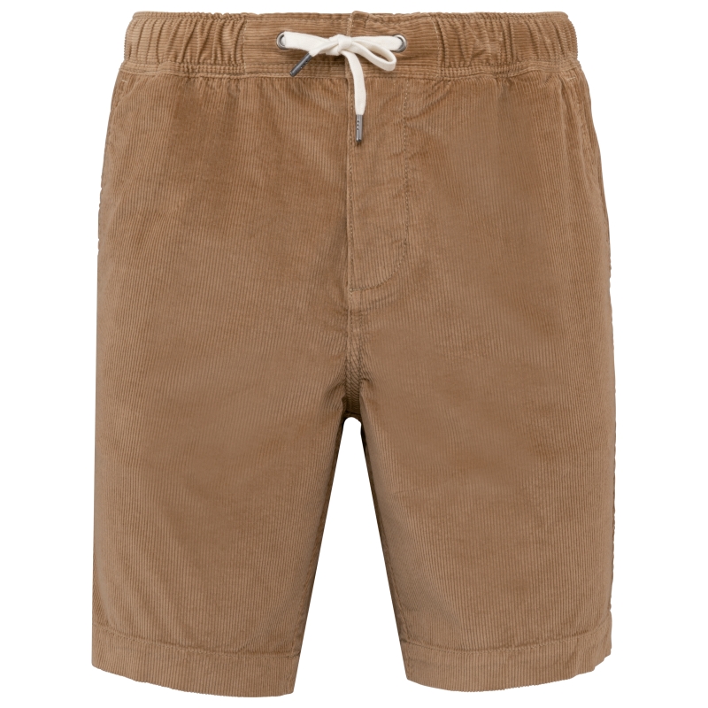 Short écoresponsable en velours côtelé homme