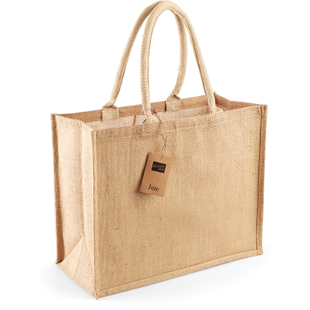 Sac shopping classique en jute
