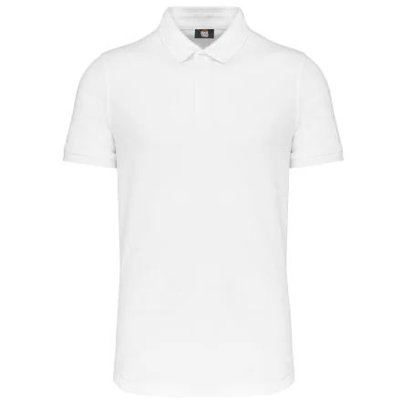 Polo col boutons pression manches courtes homme