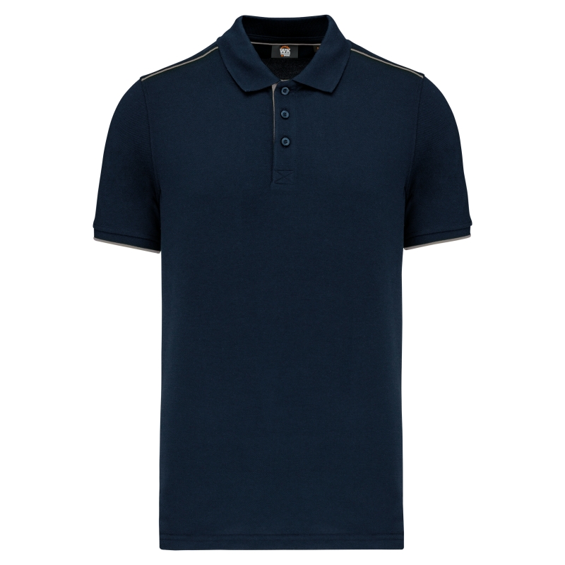 Polo Day To Day contrasté manches courtes homme