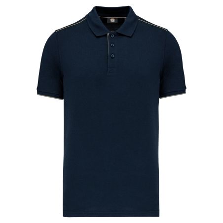 Polo Day To Day contrasté manches courtes homme