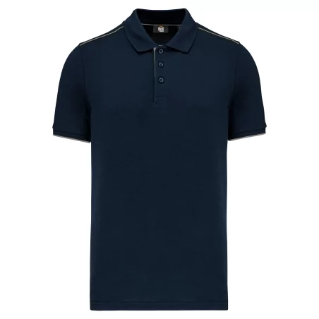 Polo Day To Day contrasté manches courtes homme