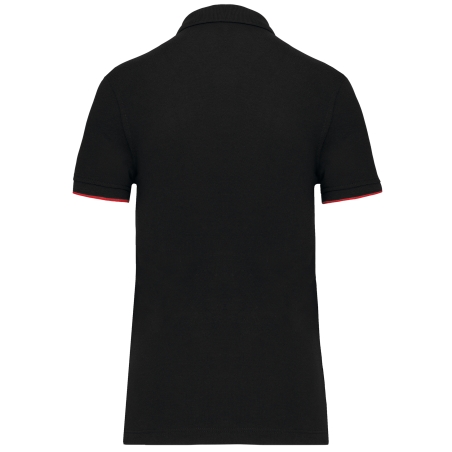 Polo Day To Day contrasté manches courtes femme
