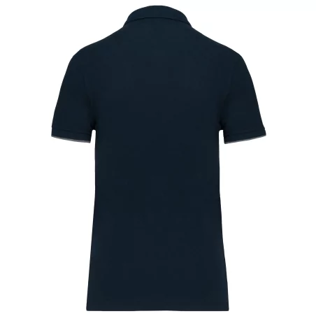 Polo Day To Day contrasté manches courtes femme