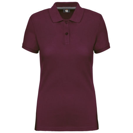 Polo manches courtes femme