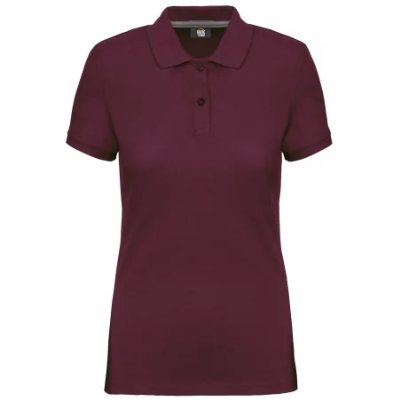 Polo manches courtes femme