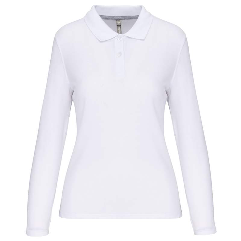 Polo manches longues femme