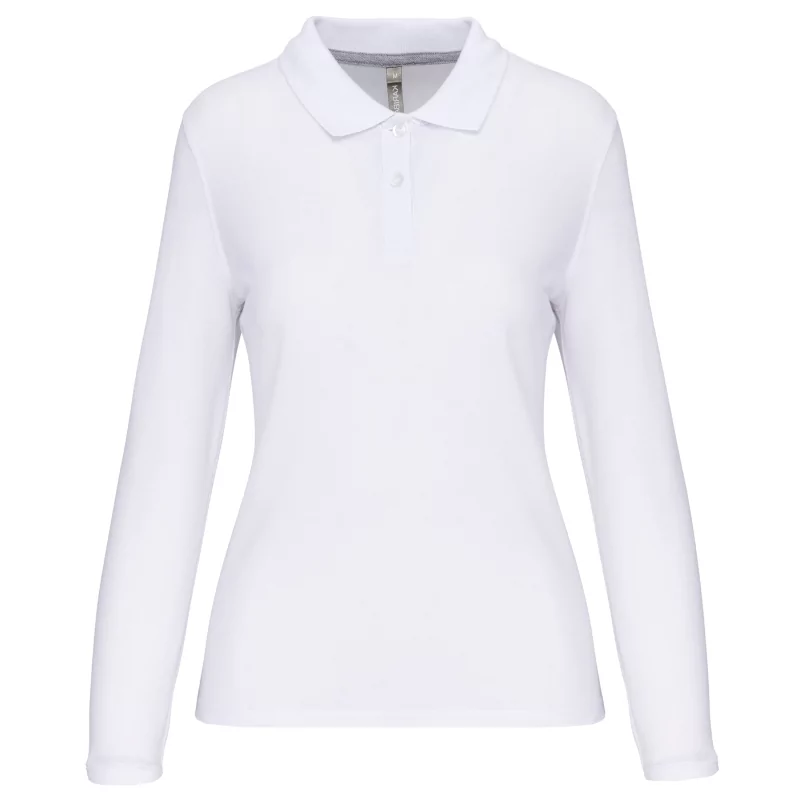Polo manches longues femme