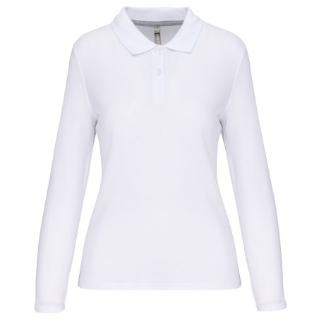 Polo manches longues femme