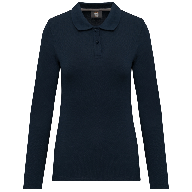 Polo manches longues femme