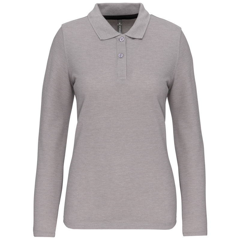 Polo manches longues femme