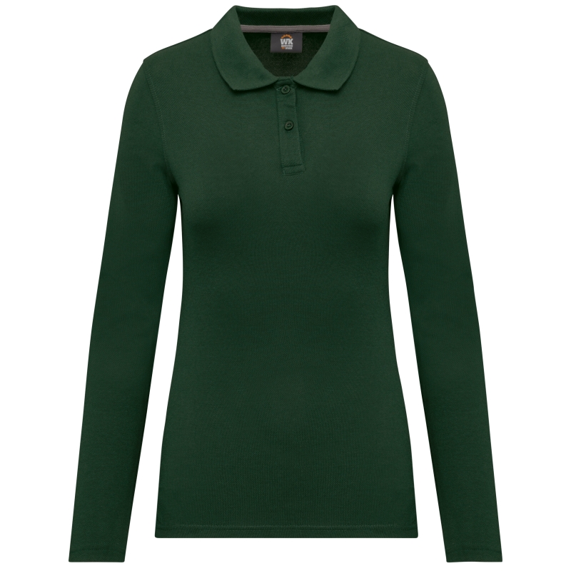 Polo manches longues femme