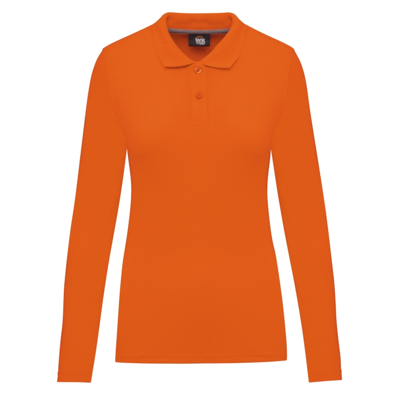 Polo manches longues femme