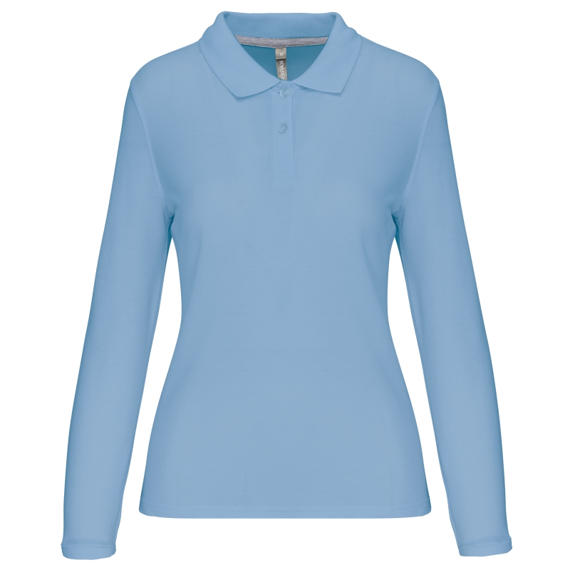 Polo manches longues femme