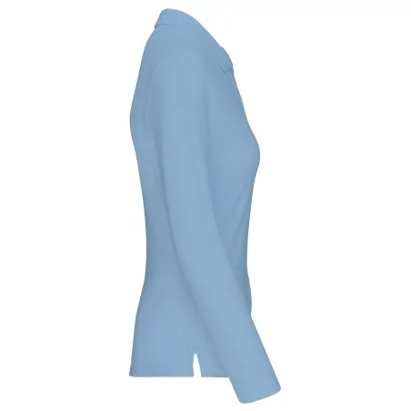 Polo manches longues femme
