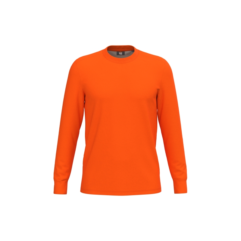 T-shirt unisexe écoresponsable manches longues coton/polyester