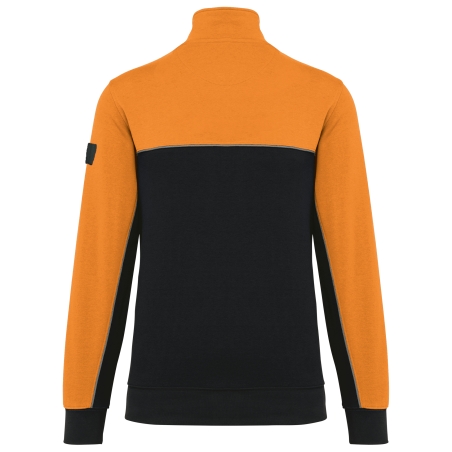 Sweat-shirt écoresponsable col zippé unisexe